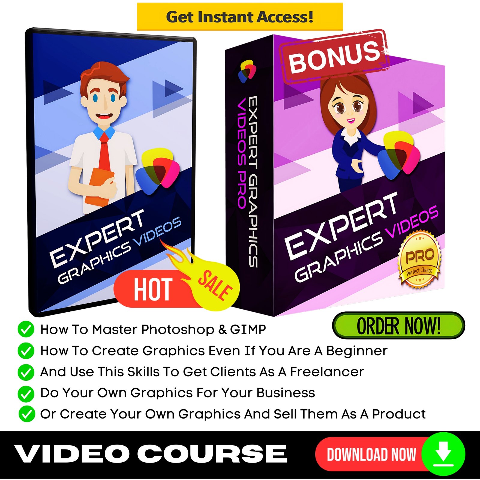 Expert Graphics Videos & Pro (Video Course)